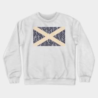 Scotland national anthem flag - Flower of Scotland Crewneck Sweatshirt